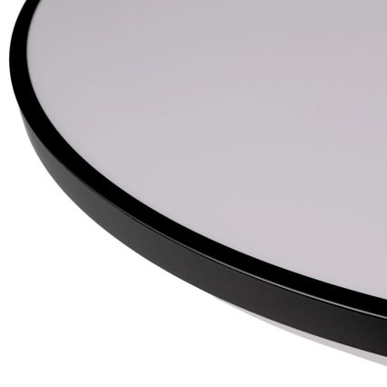 LED-dimmbare Deckenleuchte KERN LED/100W/230V 3000/4000/6000K Ø 100 cm schwarz + Fernbedienung