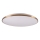 LED-dimmbare Deckenleuchte KERN LED/80W/230V 3000/4000/6000K Ø 80 cm goldfarben + Fernbedienung