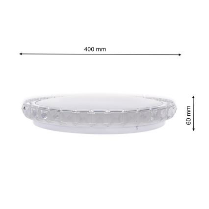 LED Dimmbares Deckenleuchte LAYLA LED/26W/230V + Fernbedienung