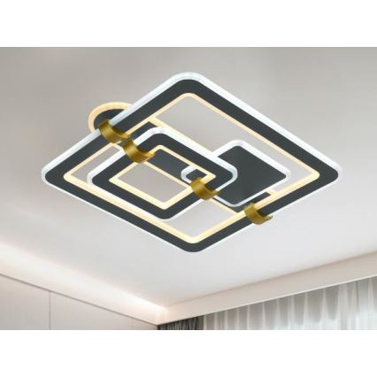 LED-dimmbare Deckenleuchte LED/140W/230V 3000-6500K + Fernbedienung