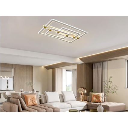 LED-dimmbare Deckenleuchte LED/280W/230V 3000-6500K + Fernbedienung