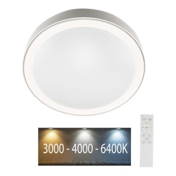 LED dimmbare Deckenleuchte LED/40W/230V 3000K/4000K/6500K Ø 41 cm + Fernbedienung