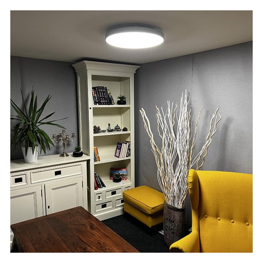 LED Dimmbare Deckenleuchte LED/48W/230V 2700-6500K Wi-Fi Tuya + Fernbedienung