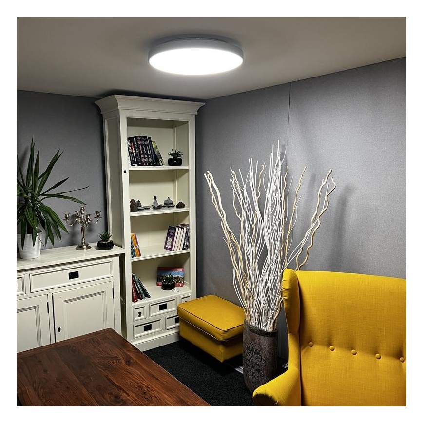 LED Dimmbare Deckenleuchte LED/48W/230V 2700-6500K Wi-Fi Tuya + Fernbedienung