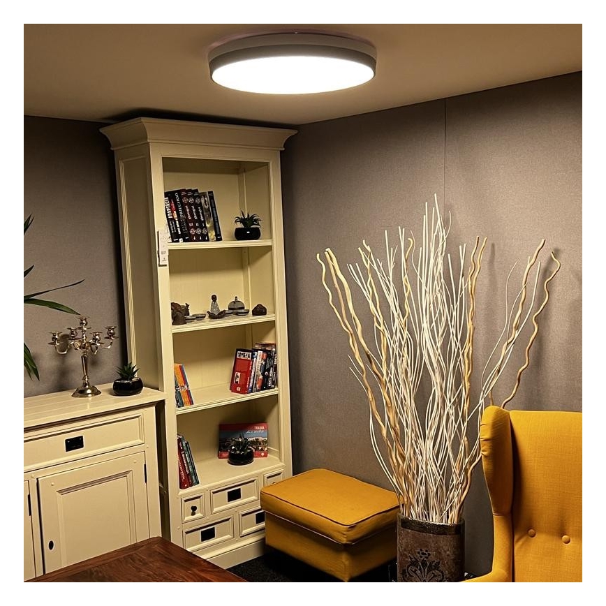 LED Dimmbare Deckenleuchte LED/48W/230V 2700-6500K Wi-Fi Tuya + Fernbedienung