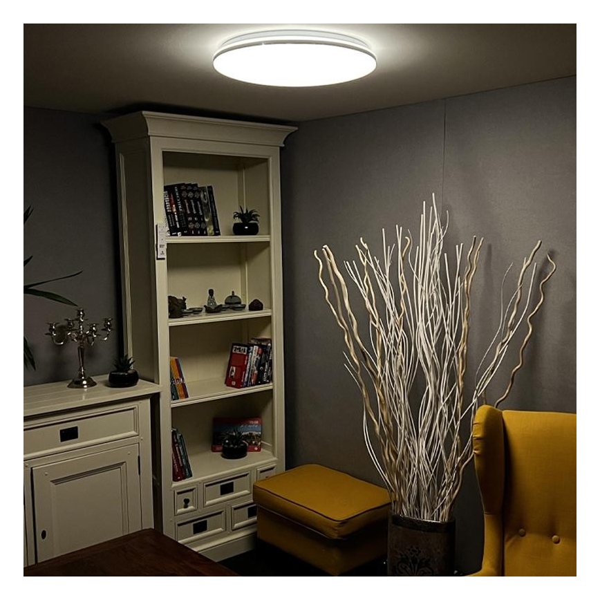 LED Dimmbare Deckenleuchte LED/48W/230V 2700-6500K Wi-Fi Tuya + Fernbedienung