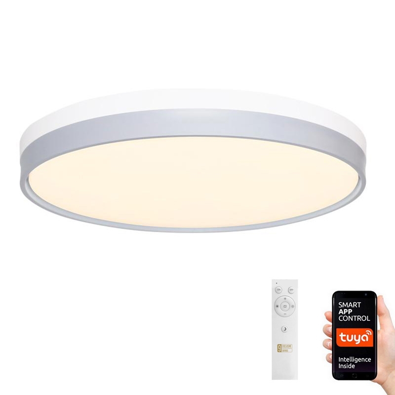 LED Dimmbare Deckenleuchte LED/48W/230V 2700-6500K Wi-Fi Tuya + Fernbedienung