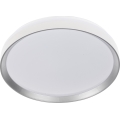 LED-dimmbare Deckenleuchte LIXAN LED/47W/230V 3000-6500K Ø 38,6 cm weiß/silber + Fernbedienung