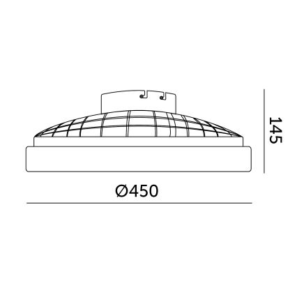 LED dimmbare Deckenleuchte mit Ventilator VENTELUX LED/24W/230V 3000/4000/6500K Ø 45 cm weiß + Fernbedienung