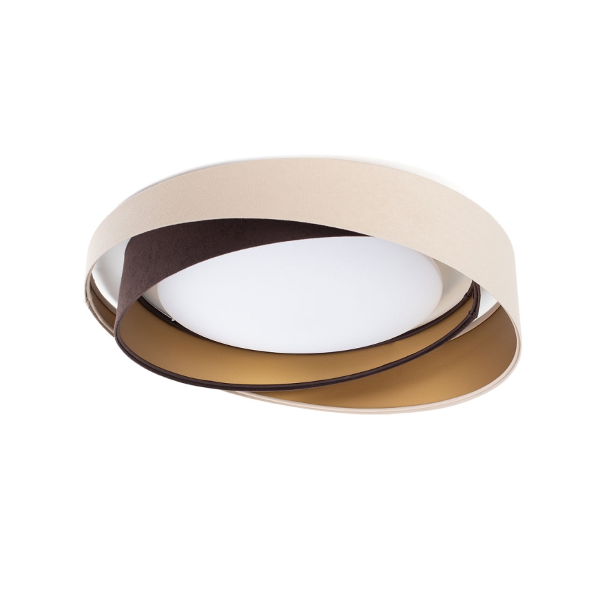 LED-dimmbare Deckenleuchte SMART GALAXY MODERN LED/24W/230V 3000-6500K Ø 55 cm beige/braun/gold + Fernbedienung
