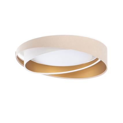 LED-dimmbare Deckenleuchte SMART GALAXY MODERN LED/24W/230V 3000-6500K Ø 55 cm beige/weiß/gold + Fernbedienung