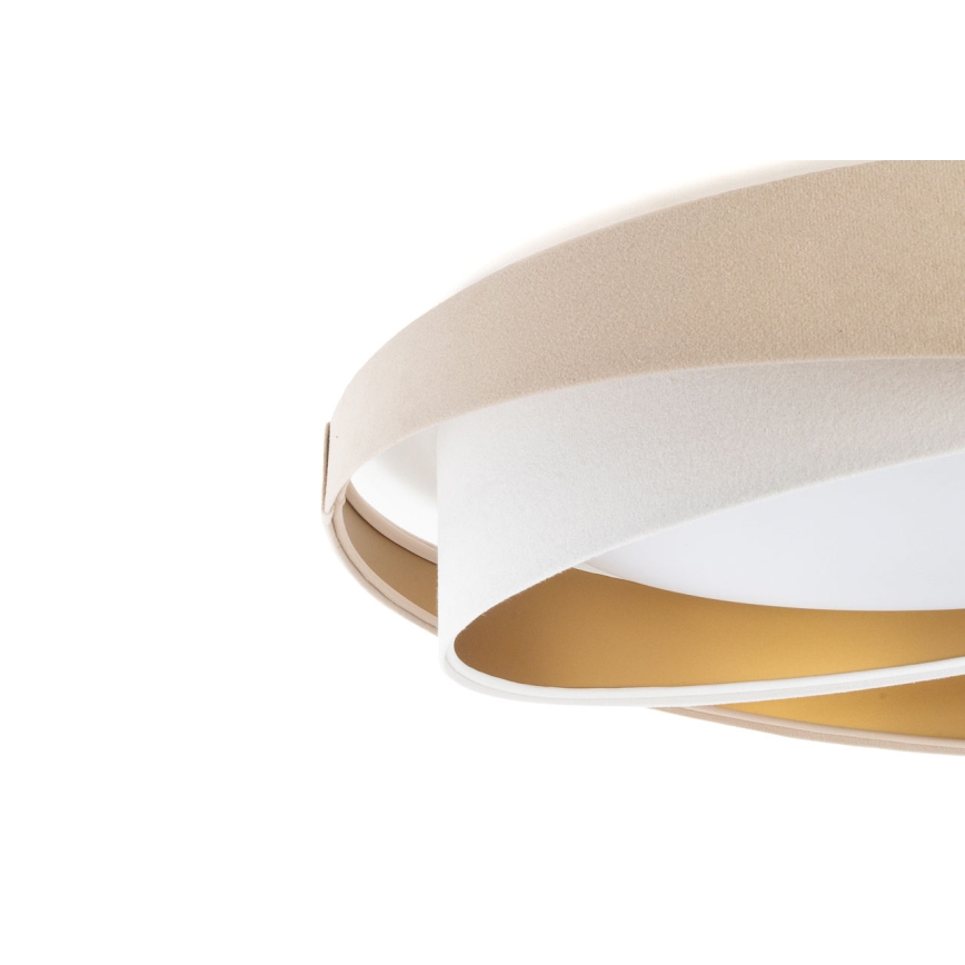 LED-dimmbare Deckenleuchte SMART GALAXY MODERN LED/24W/230V 3000-6500K Ø 55 cm beige/weiß/gold + Fernbedienung