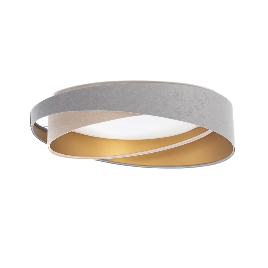 Dimmbare LED-Deckenleuchte SMART GALAXY MODERN LED/24W/230V 3000-6500K Ø 55 cm grau/beige/gold + Fernbedienung