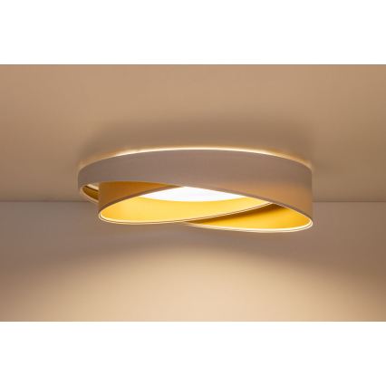 LED-dimmbare Deckenleuchte SMART GALAXY MODERN LED/24W/230V 3000–6500K Ø 55 cm weiß/beige/gold + Fernbedienung