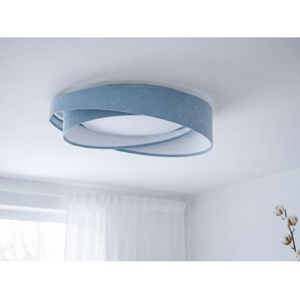 Dimmbare LED-Deckenleuchte SMART GALAXY MODERN LED/24W/230V 3000-6500K Ø 55 cm blau + Fernbedienung