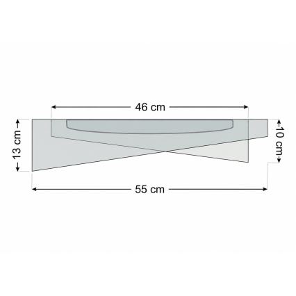 Dimmbare LED-Deckenleuchte SMART GALAXY MODERN LED/24W/230V 3000-6500K Ø 55 cm blau + Fernbedienung