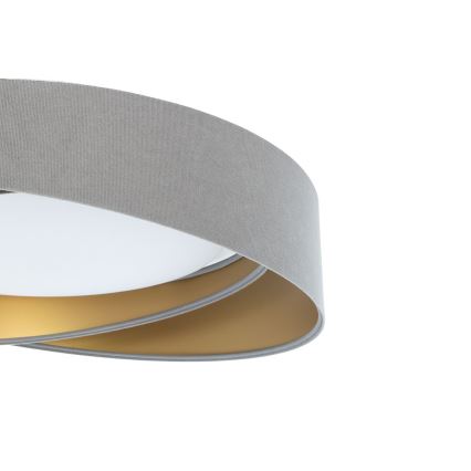 LED-dimmbare Deckenleuchte SMART GALAXY MODERN LED/24W/230V 3000-6500K Ø 55 cm Grau/Gold + Fernbedienung