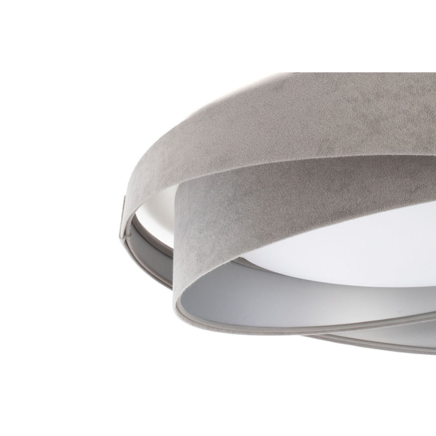 Dimmbare LED-Deckenleuchte SMART GALAXY MODERN LED/24W/230V 3000-6500K Ø 55 cm Grau/Silber + Fernbedienung