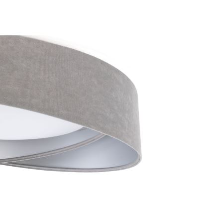 Dimmbare LED-Deckenleuchte SMART GALAXY MODERN LED/24W/230V 3000-6500K Ø 55 cm Grau/Silber + Fernbedienung