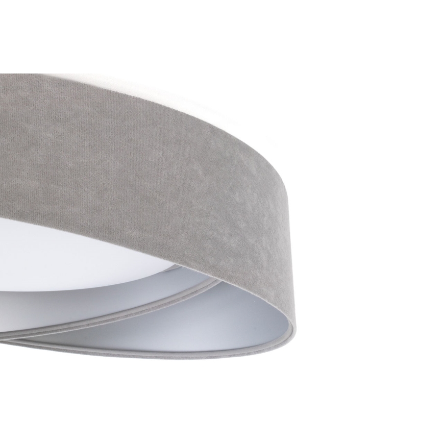 Dimmbare LED-Deckenleuchte SMART GALAXY MODERN LED/24W/230V 3000-6500K Ø 55 cm Grau/Silber + Fernbedienung