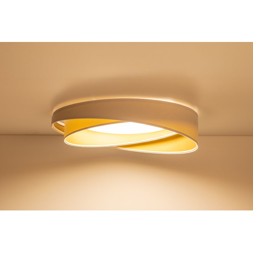 Dimmbare LED-Deckenleuchte SMART GALAXY MODERN LED/24W/230V 3000–6500K Ø 55 cm weiß/gold + Fernbedienung