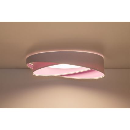 LED-dimmbare Deckenleuchte SMART GALAXY MODERN LED/24W/230V 3000-6500K Ø 55 cm weiß/lila + Fernbedienung