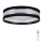 LED Dimmbare Deckenleuchte SMART CORAL LED/24W/230V schwarz/silbern + Fernbedienung