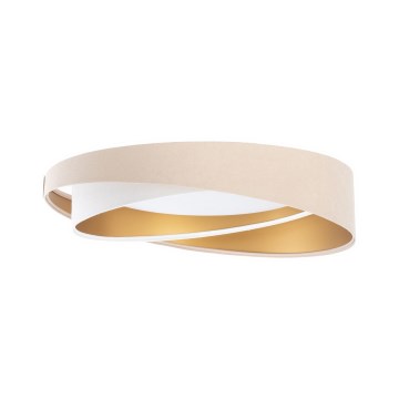 LED-dimmbare Deckenleuchte SMART GALAXY MODERN LED/24W/230V 3000-6500K Ø 55 cm beige/weiß/gold + Fernbedienung