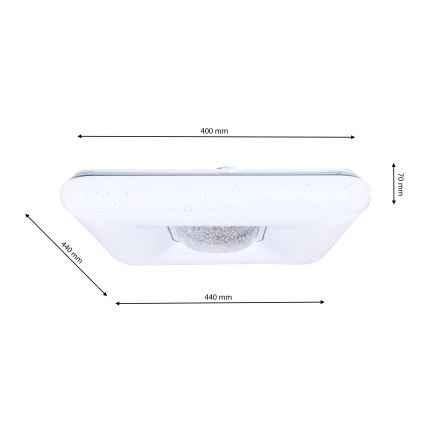 LED dimmbare Deckenleuchte YAX LED/24W/230V