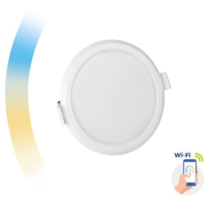 LED dimmbare Einbauleuchte ALGINE LED/6W/230V Wi-Fi Tuya rund