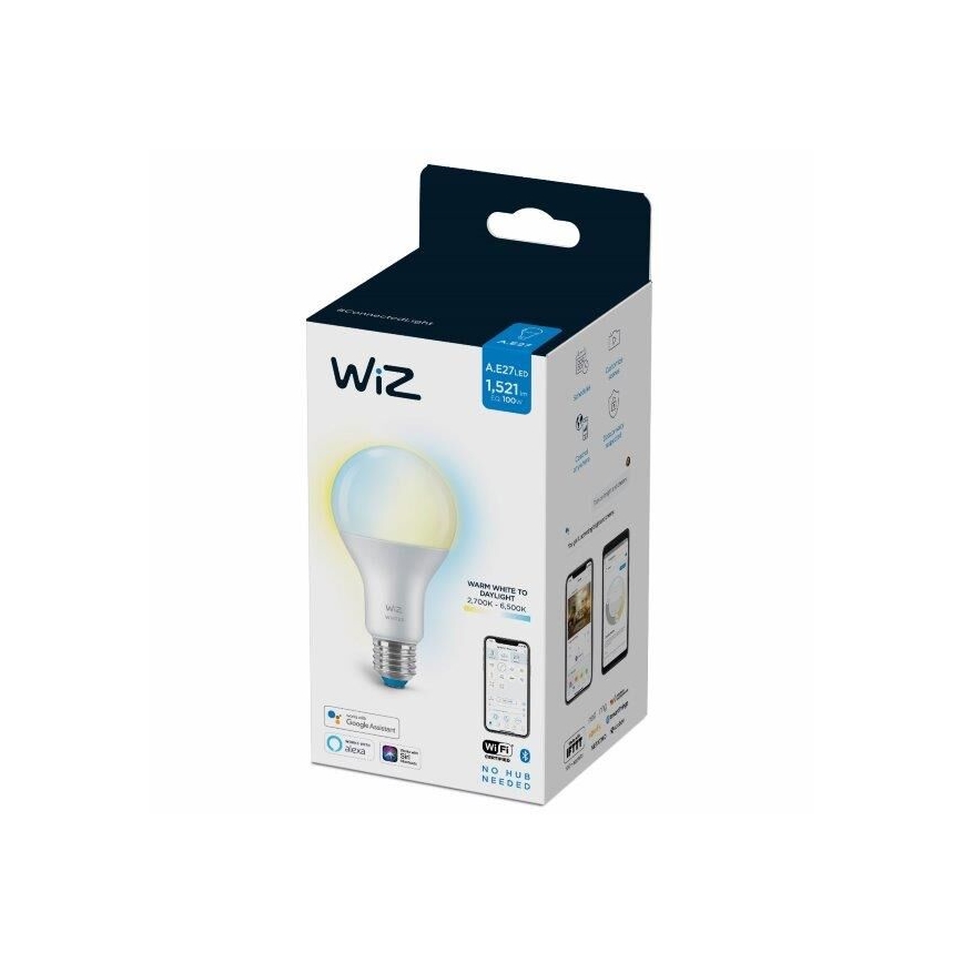 LED dimmbare Glühbirne A67 E27/13W/230V 2700-6500K CRI 90 Wi-Fi - WiZ
