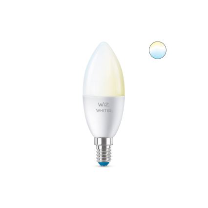 LED dimmbare Glühbirne C37 E14/4,9W/230V 2700-6500K CRI 90 Wi-Fi - WiZ