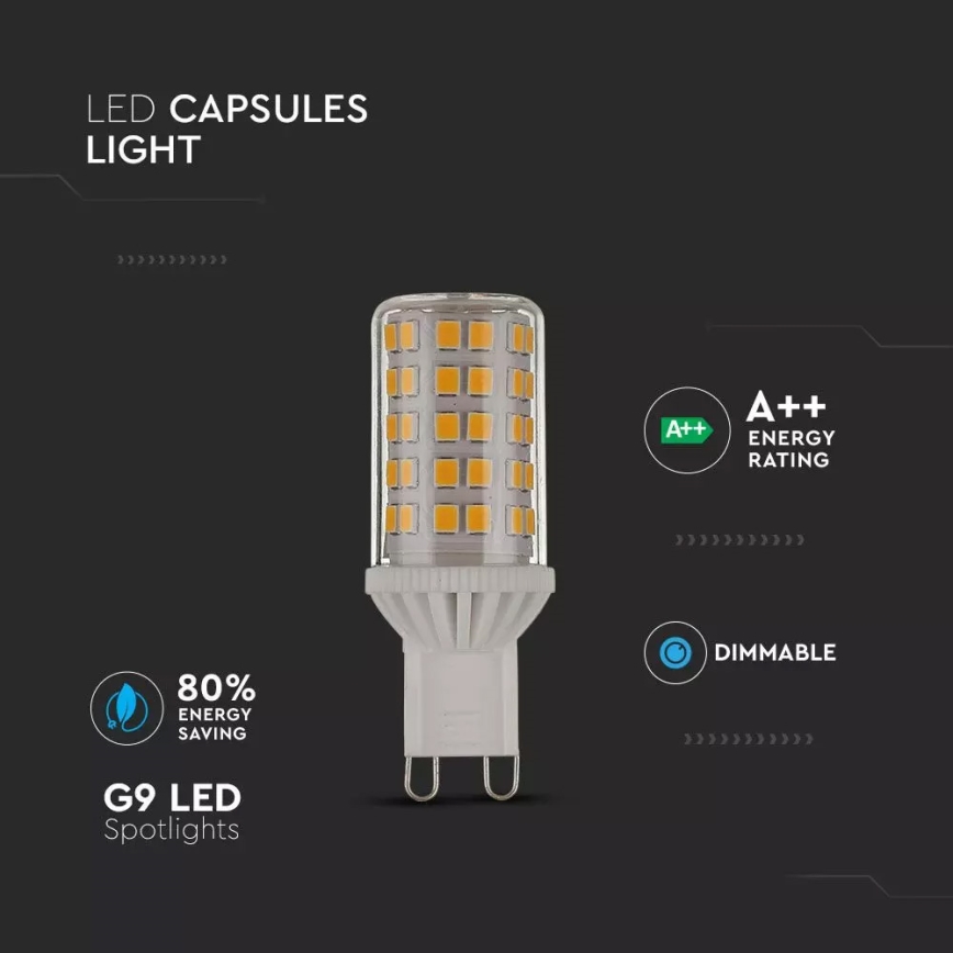 LED Dimmbare Glühbirne G9/5W/230V 3000K