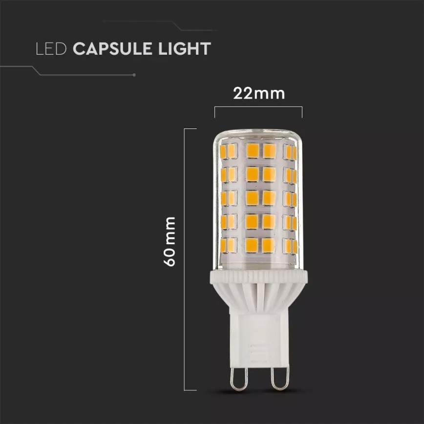 LED Dimmbare Glühbirne G9/5W/230V 3000K