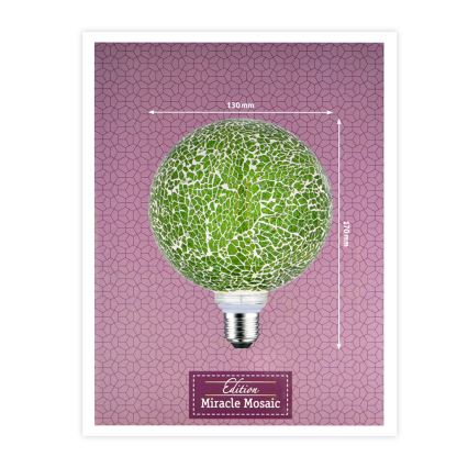 LED dimmbare Glühbirne MOSAIC G125 E27/5W/230V 2700K - Paulmann 28747