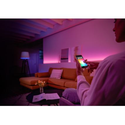 LED Dimmbare Glühbirne Philips HUE WHITE AND COLOR AMBIANCE GU10/5,7W/230V