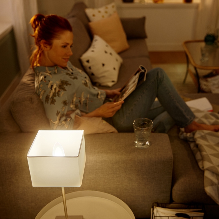 LED Dimmbare Glühbirne Philips HUE WHITE E14/5,5W/230V