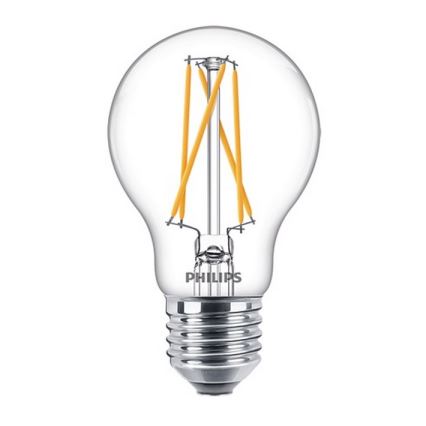 LED dimmbare Glühbirne Philips Warm Glow A60 E27/6,7W/230V 2200-2700K CRI 90