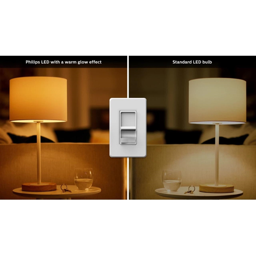 LED dimmbare Glühbirne Philips Warm Glow A60 E27/6,7W/230V 2200-2700K CRI 90