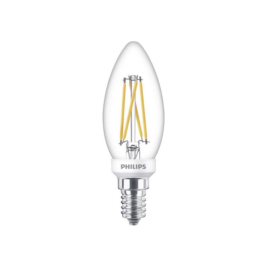 LED dimmbare Glühbirne Philips Warm Glow  E14/3,5W/230V 2200-2700K