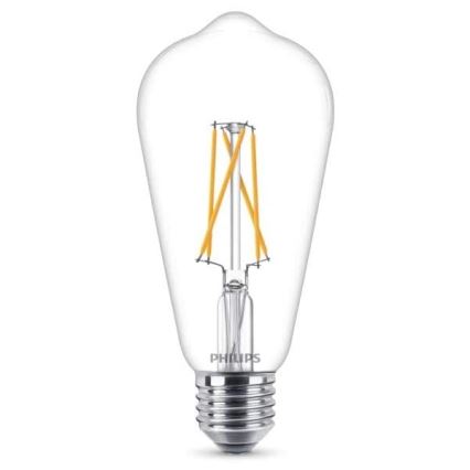 LED dimmbare Glühbirne Philips Warm Glow E27/8,5W/230V 2200-2700K