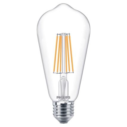 LED dimmbare Glühbirne Philips Warm Glow E27/8W/230V 2200-2700K