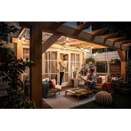 LED dimmbare Glühbirne Philips Warm Glow E27/8W/230V 2200-2700K