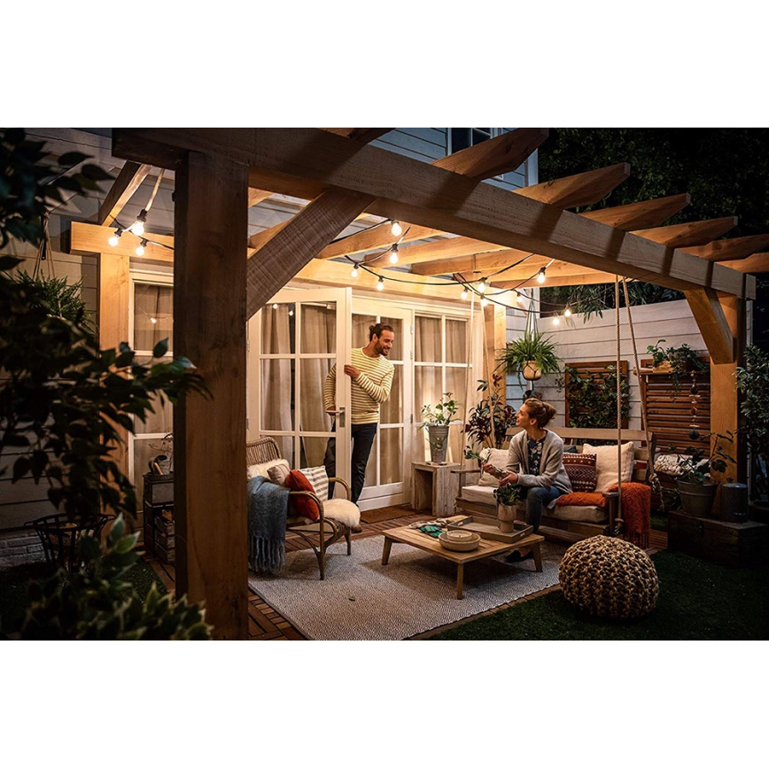 LED dimmbare Glühbirne Philips Warm Glow E27/8W/230V 2200-2700K
