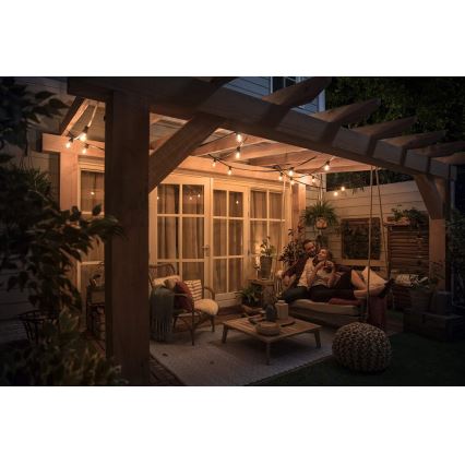 LED dimmbare Glühbirne Philips Warm Glow E27/8W/230V 2200-2700K