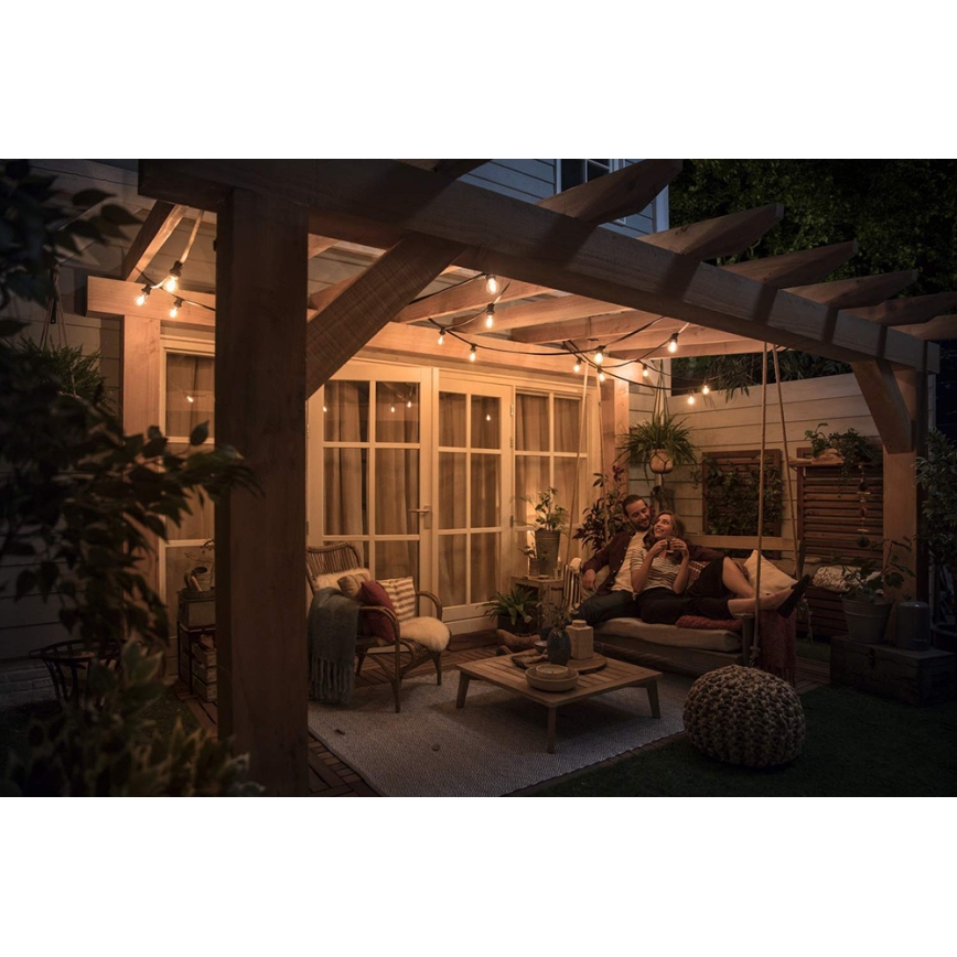 LED dimmbare Glühbirne Philips Warm Glow E27/8W/230V 2200-2700K