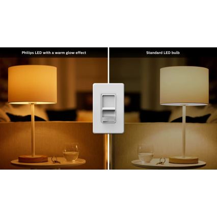 LED dimmbare Glühbirne Philips Warm Glow E27/8W/230V 2200-2700K