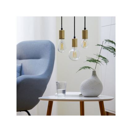 LED dimmbare Glühbirne FILAMENT ST64 E27/6,7W/230V 2700-6500K CRI 90 Wi-Fi - WiZ