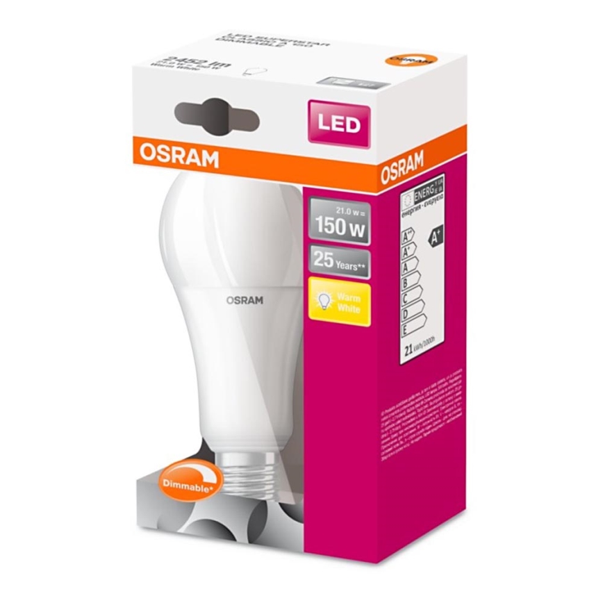 LED dimmbare Glühbirne SUPERSTAR E27/21W/230V 2700K - Osram