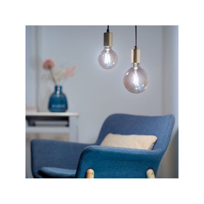 LED dimmbare Glühbirne VINTAGE FILAMENT G95 E27/6,7W/230V 2000-5000K CRI 90 Wi-Fi - WiZ